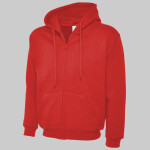 Uneek Adults Classic Full Zip Hooded Sweatshirt