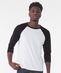 Tri-blend 3/4 sleeve baseball t-shirt