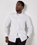 Kustom Kit Tailored Fit Premium Oxford Shirt Long Sleeve
