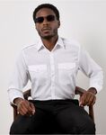 Tailored Fit Long Sleeved Pilot Shirt