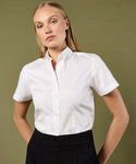 Kustom Kit Women's corporate Oxford blouse short-sleeved (tailored fit)
