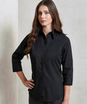 Premier 3/4 Sleeve Poplin Blouse