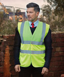 Yoko 2-tone colours Hi-vis 2-band-and-braces waistcoat