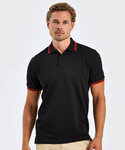 Asquith & Fox Men's classic fit tipped polo