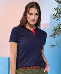 Asquith & Fox Women's contrast polo