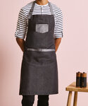 Premier Domain contrast denim bib apron
