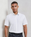 Premier Stretch fit cotton poplin short sleeve shirt